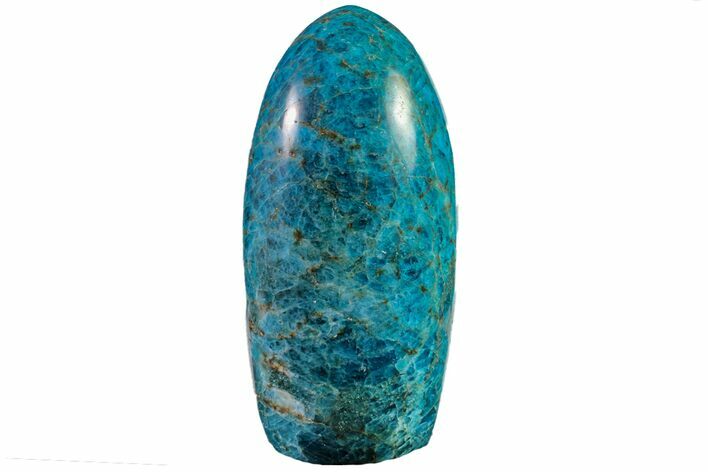 Free-Standing, Polished Blue Apatite - Madagascar #157800